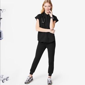 XLP black Fig scrubs jogger/1 pocket